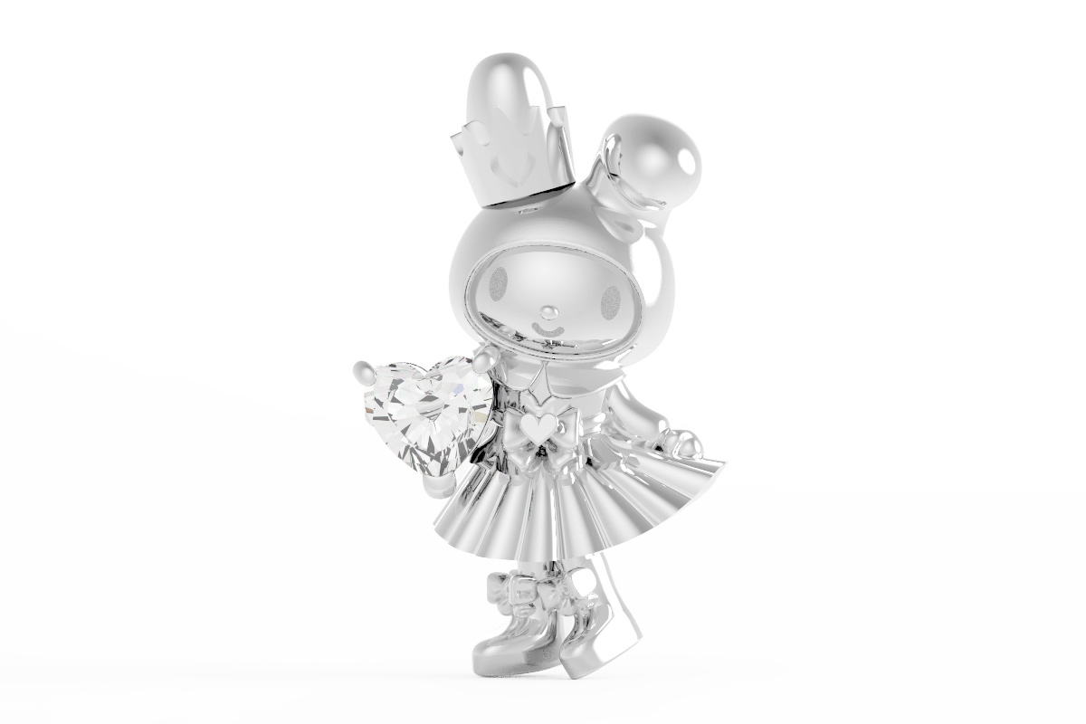 マイメロディバースデー記念ハーモニーランドオリジナルネックレス（シルバー） サンリオキャラクターハーモニーランド｜バースデー記念ネックレス販売