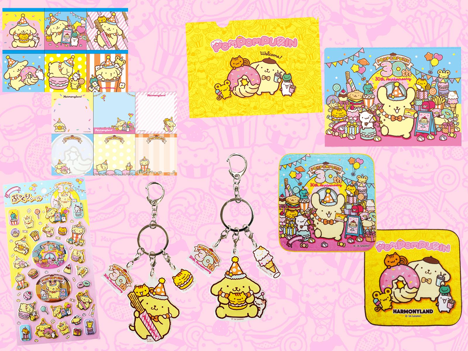 POMPOMPURIN 30th Anniversary｜サンリオキャラクターハーモニーランド