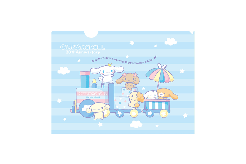 シナモロールth Anniversary クリアファイル Bタイプグッズ詳細 ショップ グッズ ハーモニーランド