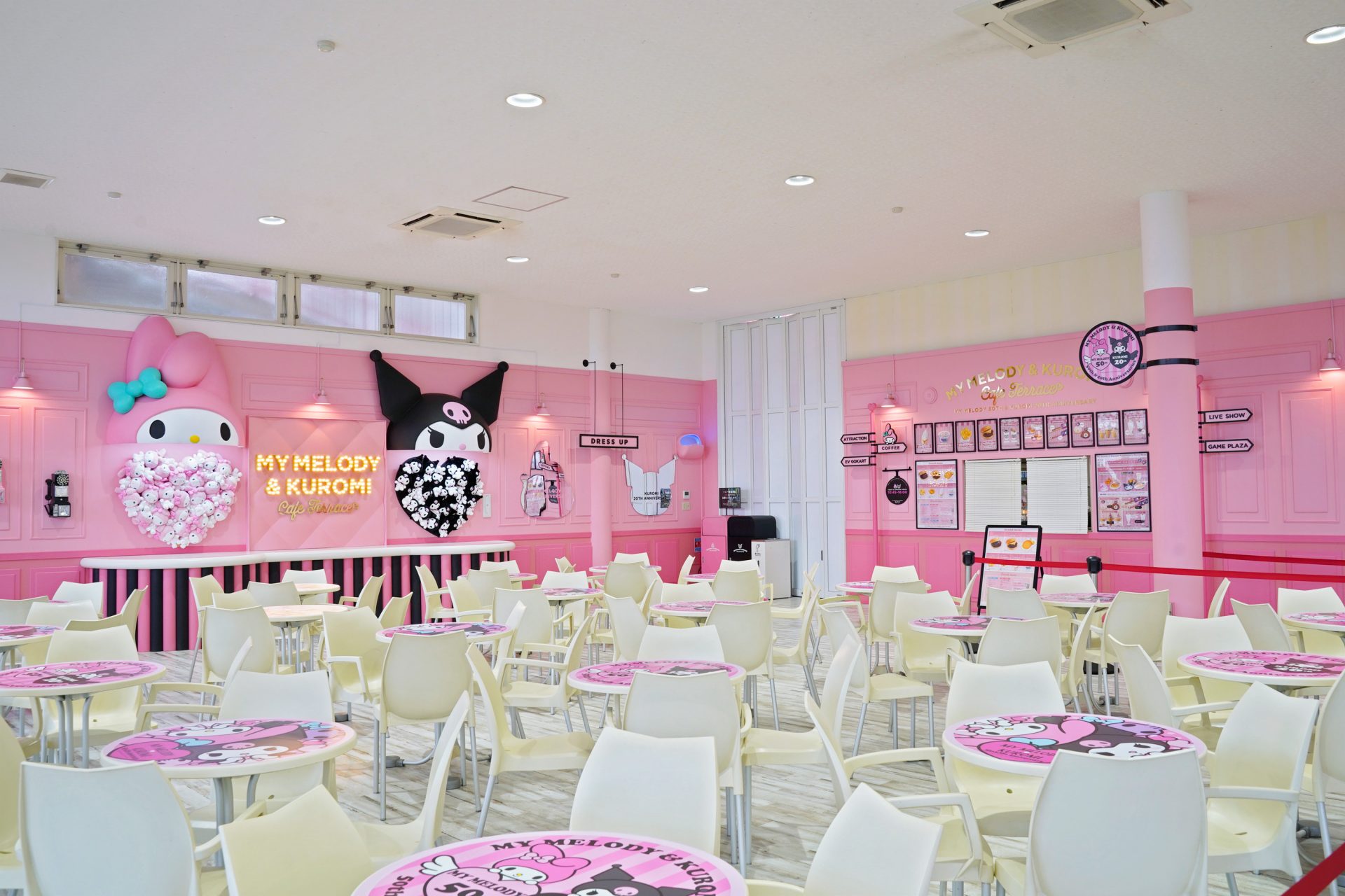 MY MELODY & KUROMI Cafe Terrace｜ハーモニーランド