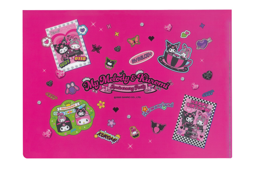 サンリオピューロランド　マイメロディ クリアファイル 2種セット サンリオ マイメロディ 50th A4クリアファイル2枚セット 文具