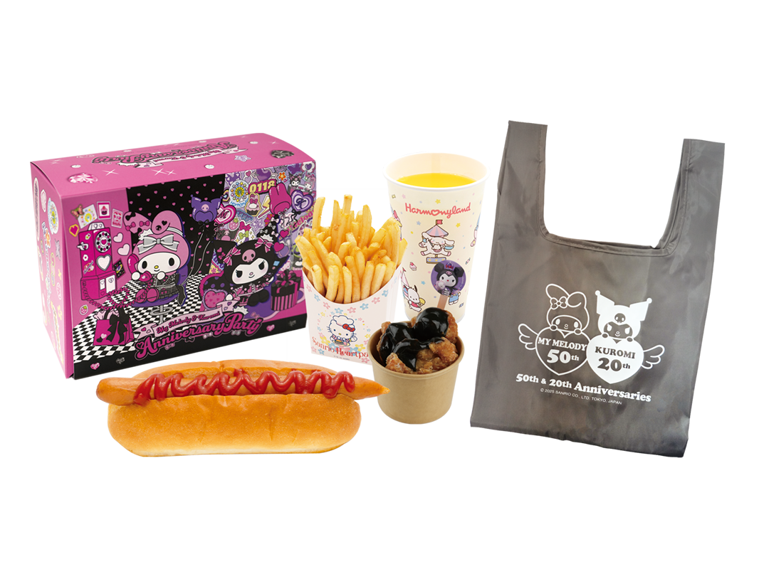 マイメロディ&クロミAnniversaryオリジナルボックス入りドッグセット