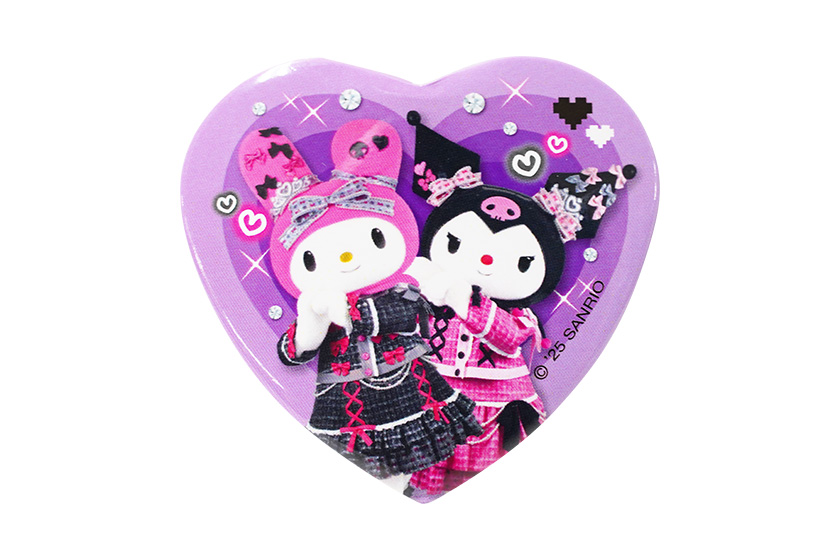 My Melody & Kuromi Anniversary Party ハート缶バッジ マイ